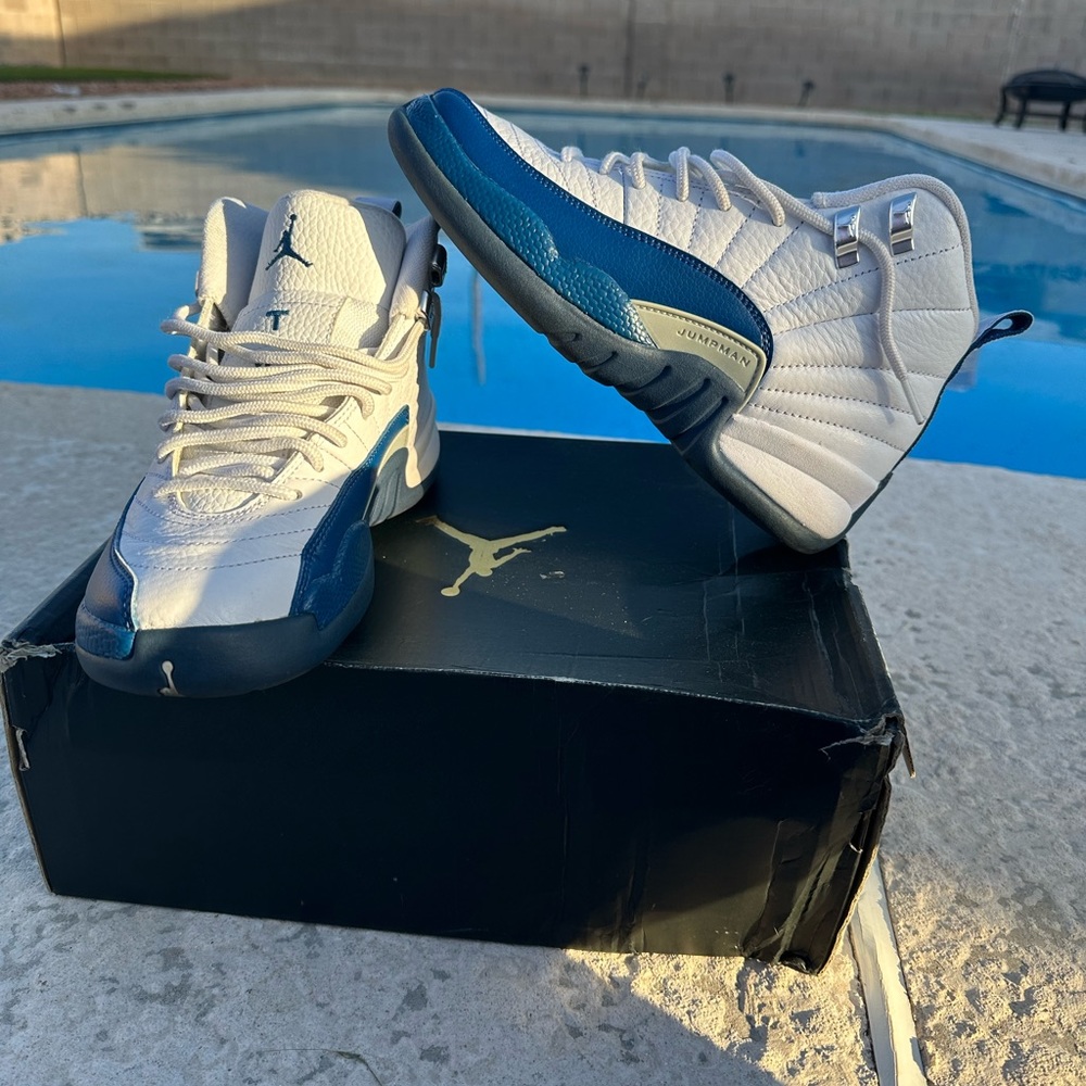 French Blue Air Jordan 12s